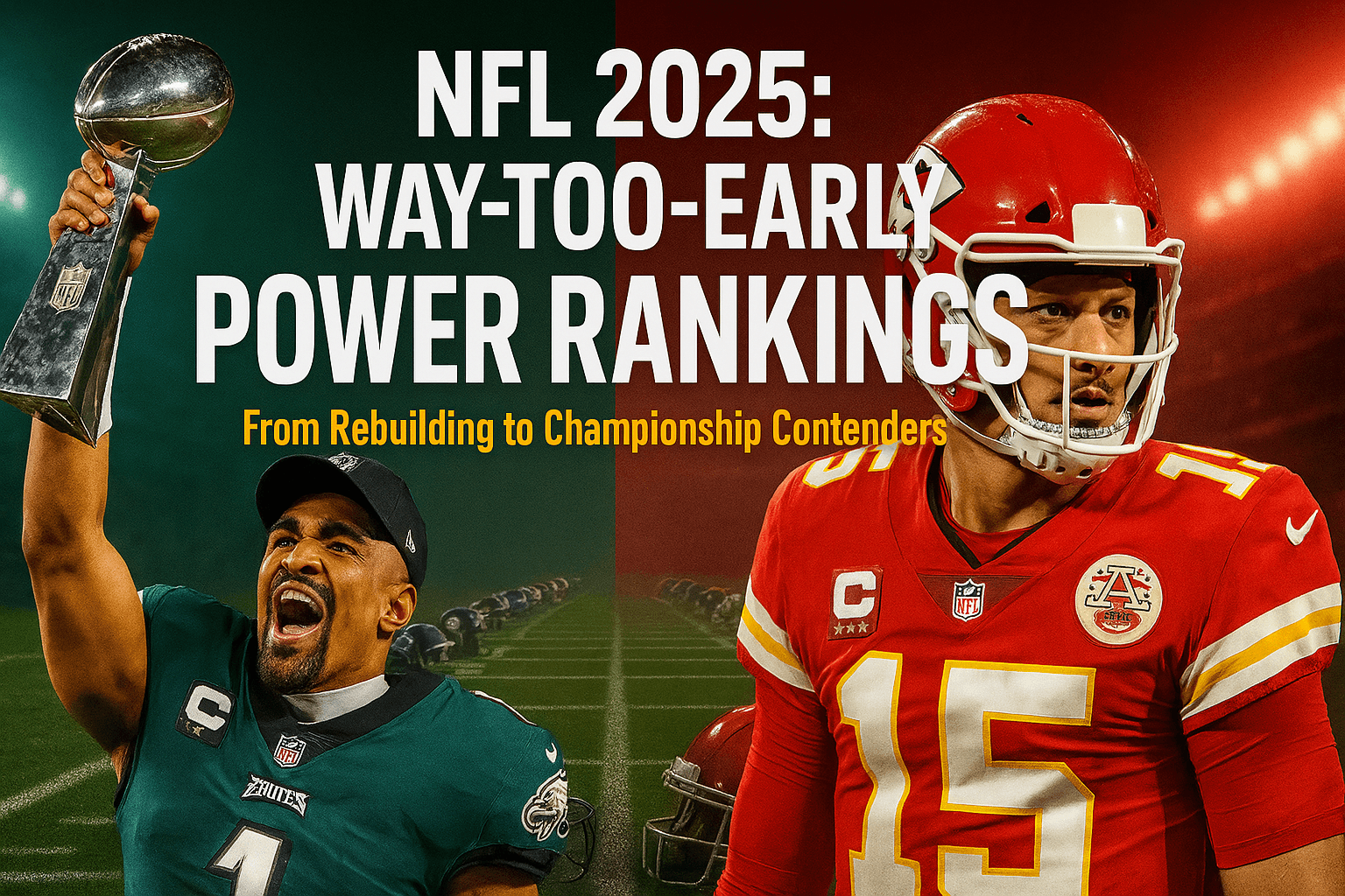 NFL Way-Too-Early Power Rankings: Let the Offseason Debates Begin!